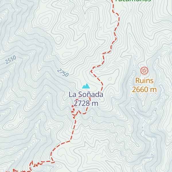 Map of La Soñada