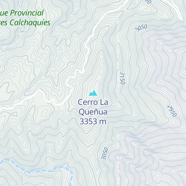 Map of Cerro La Queñua