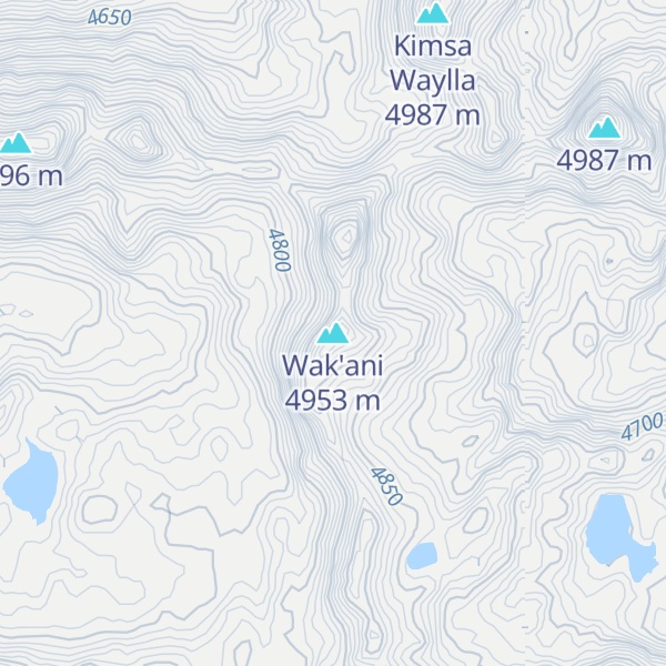 Map of Wak'ani