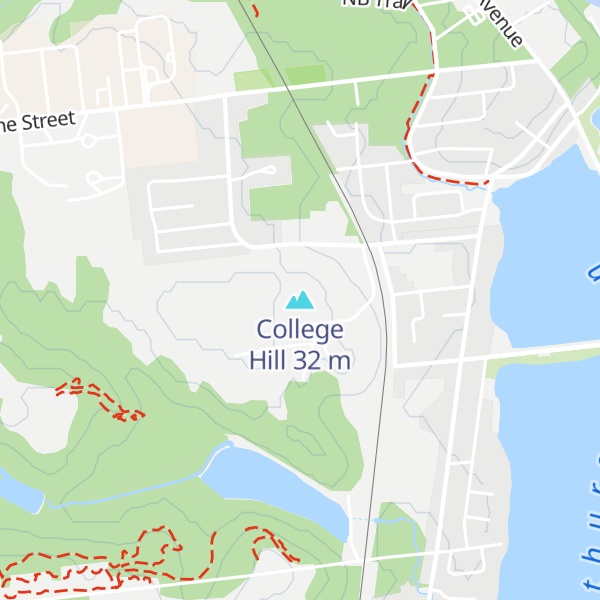 Map of College Hill
