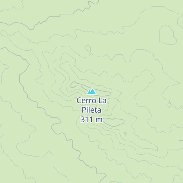 Map of Cerro La Pileta