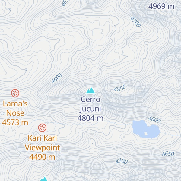 Map of Cerro Jucuni