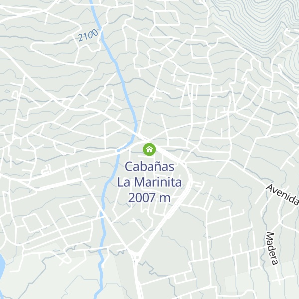 Map of Cabañas La Marinita