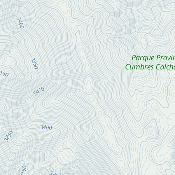 Map of Cerro Pabellón