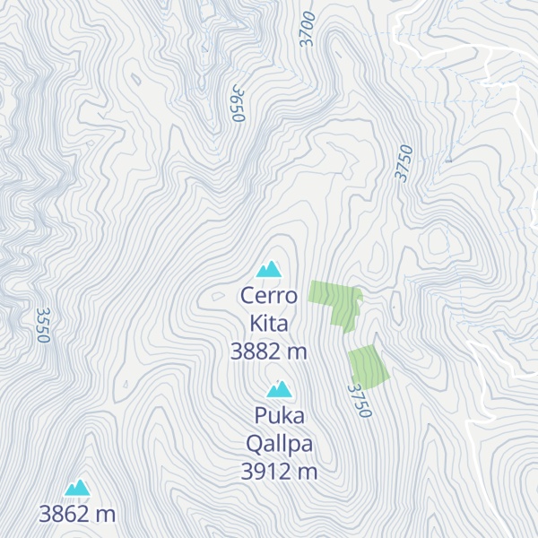 Map of Cerro Kita