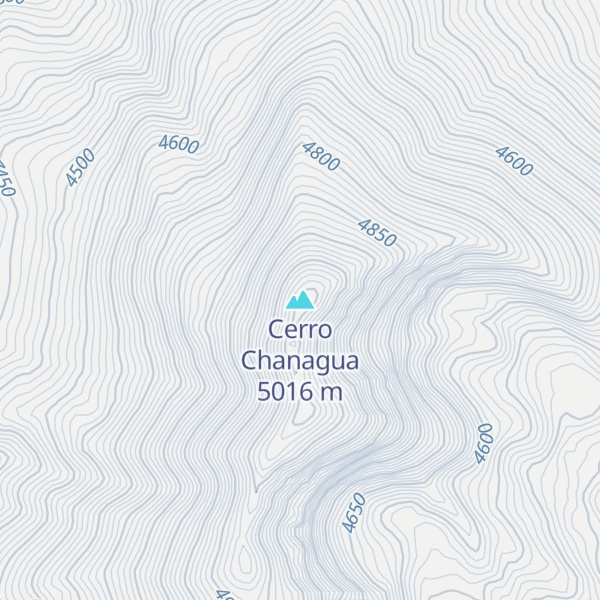 Map of Cerro Chanagua