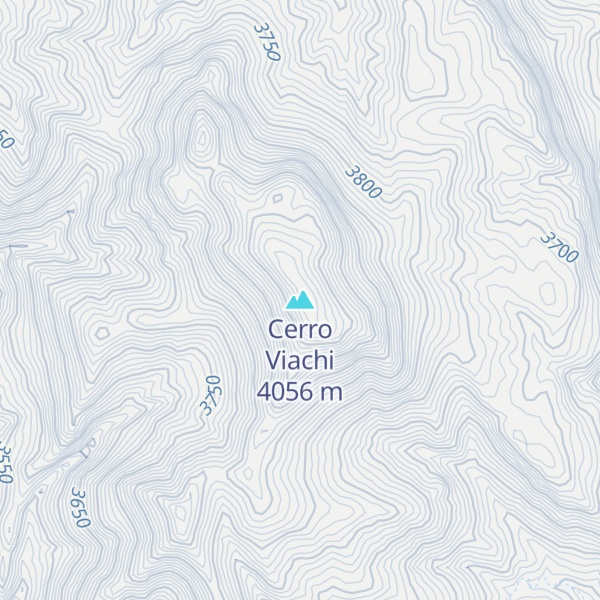 Map of Cerro Viachi