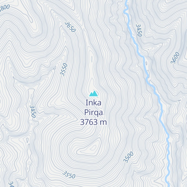 Map of Inka Pirqa