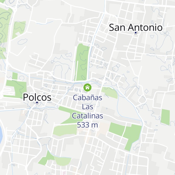 Map of Cabañas Las Catalinas