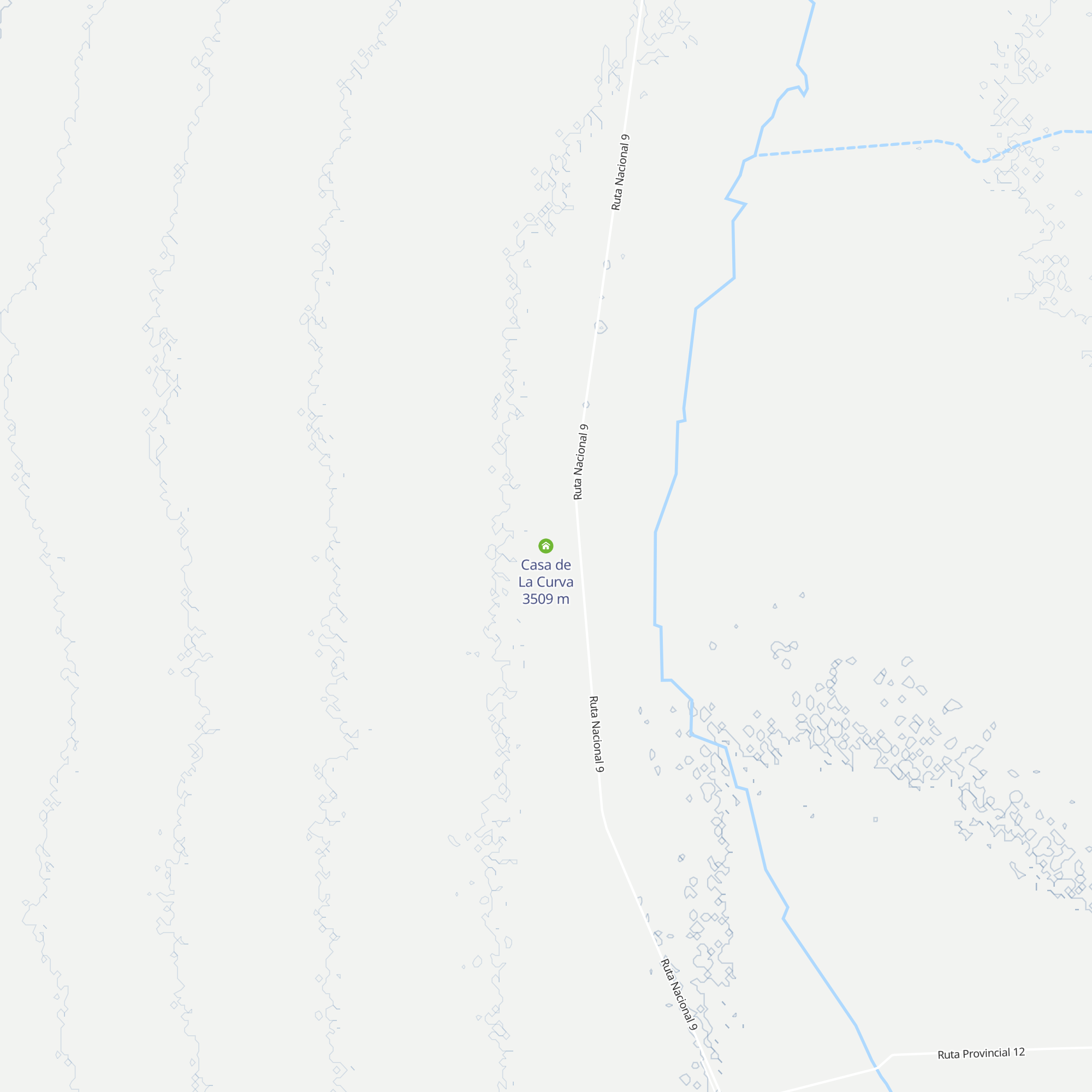 Casa de La Curva map