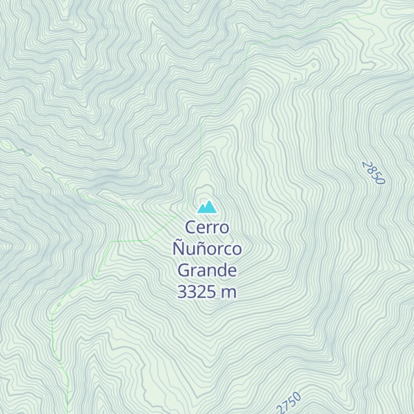 Map of Cerro Ñuñorco Grande