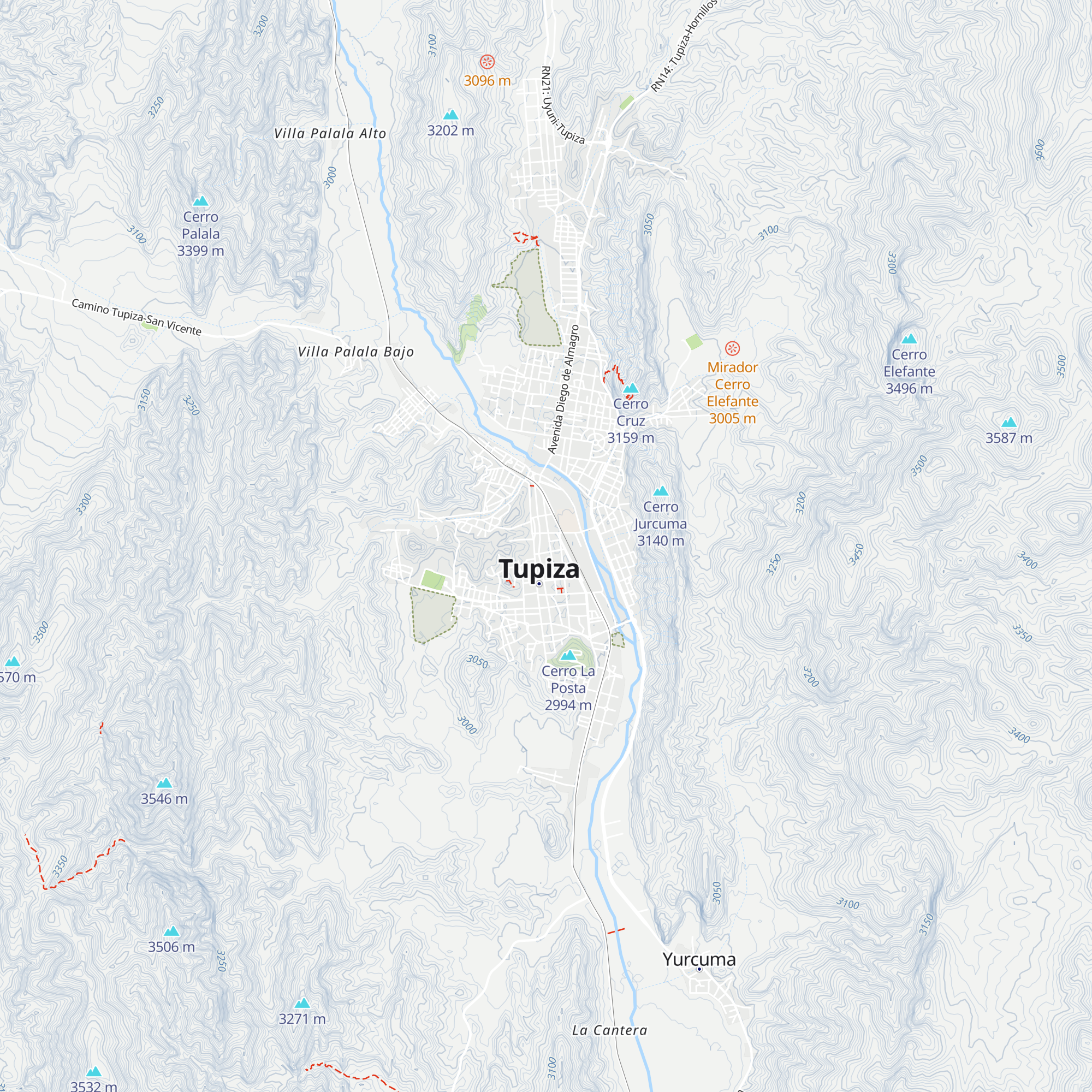 Refugio Del Turista map