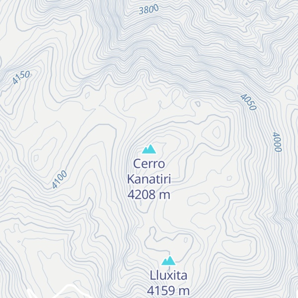 Map of Cerro Kanatiri