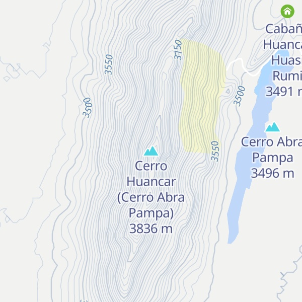 Map of Cerro Huancar (Cerro Abra Pampa)