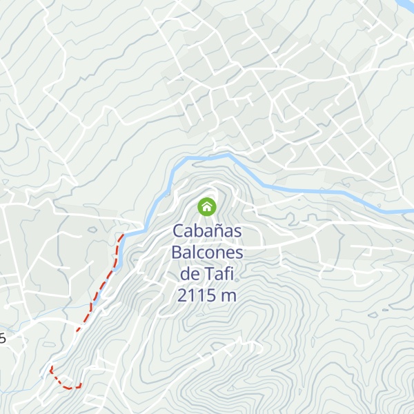 Map of Cabañas Balcones de Tafi