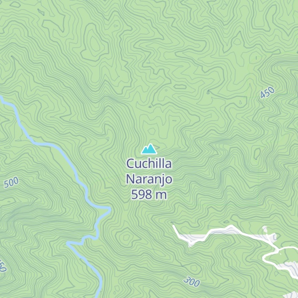 Map of Cuchilla Naranjo