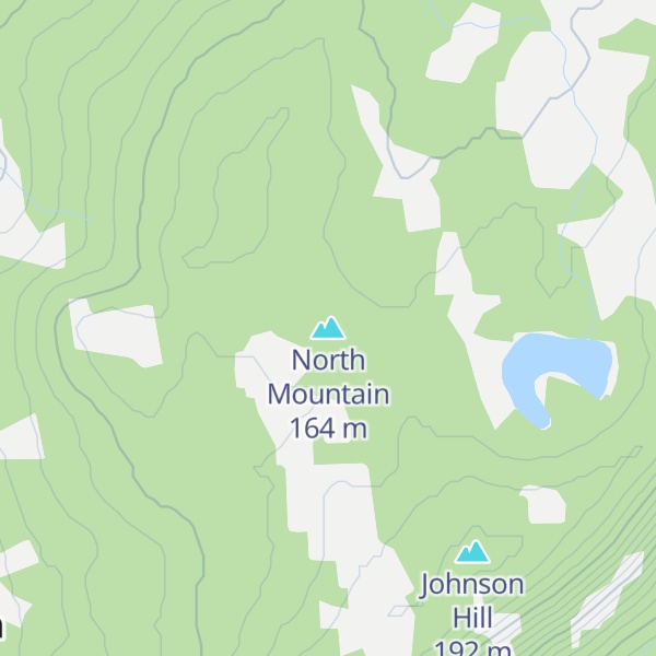 Map of North Mountain