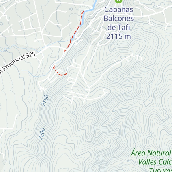 Map of Cabañas Altos de Tafi