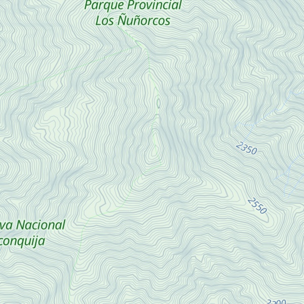 Map of Cerro Ñuñorco Chico
