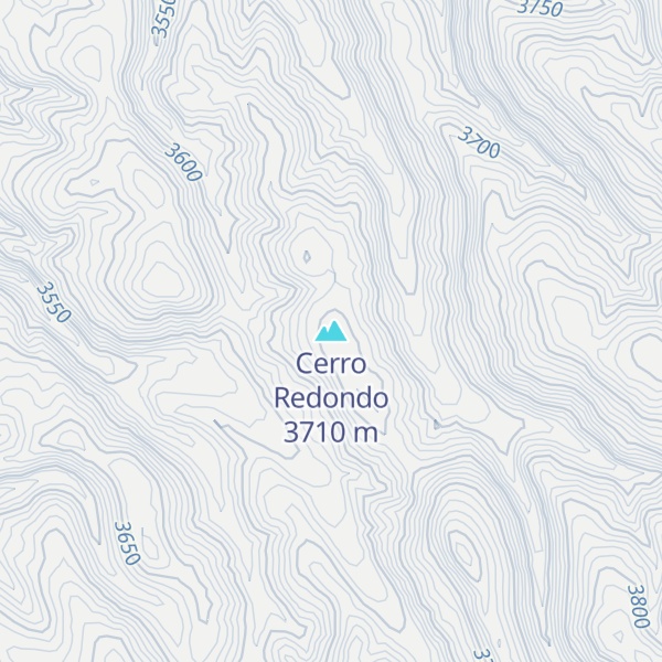 Map of Cerro Redondo