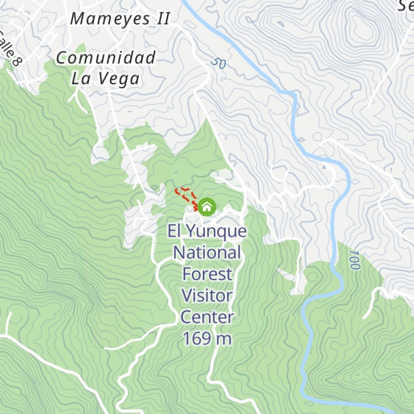 Map of El Yunque National Forest Visitor Center