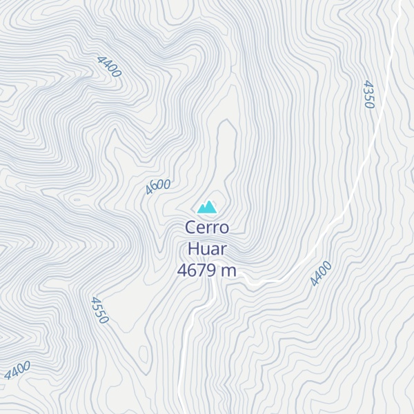 Map of Cerro Huar