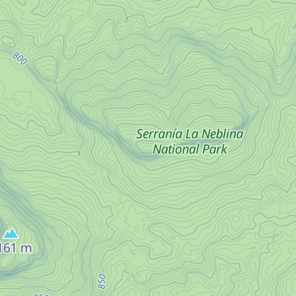 Map of Cerro Tarurumari