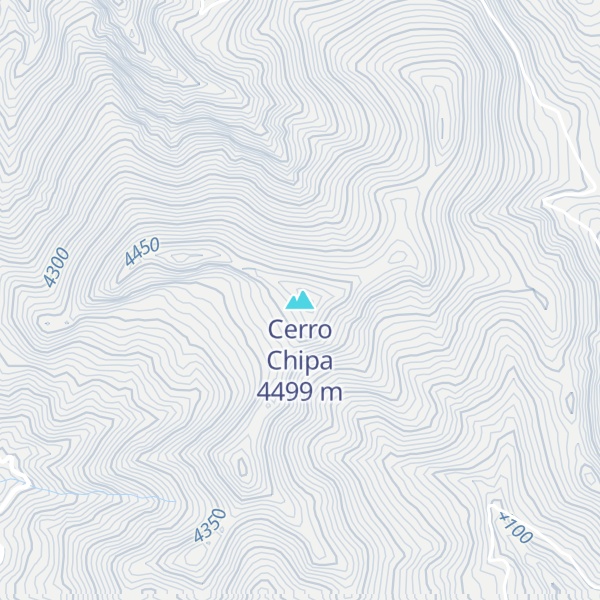 Map of Cerro Chipa