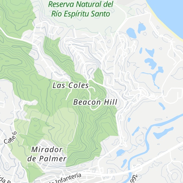 Map of Cerro El Faro