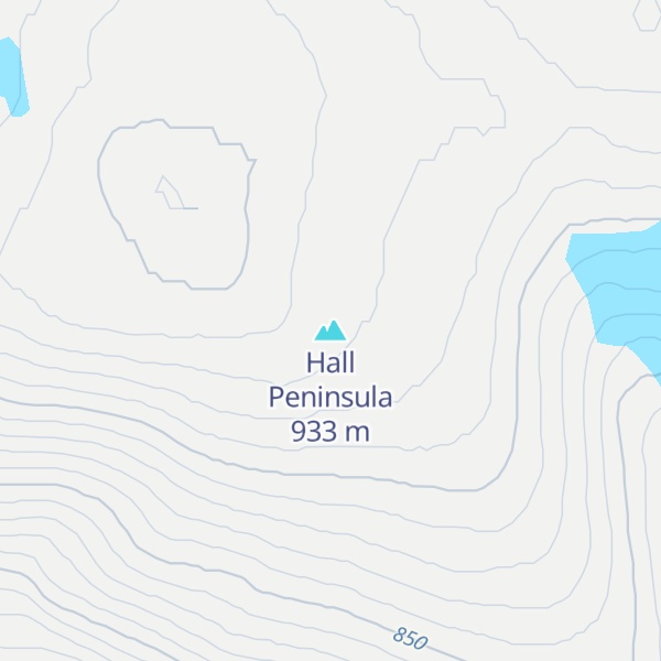 Map of Hall Peninsula