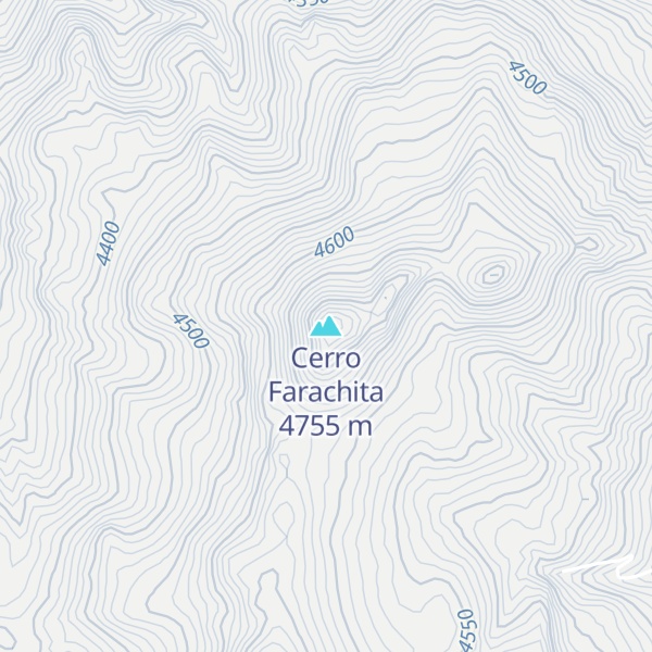 Map of Cerro Farachita