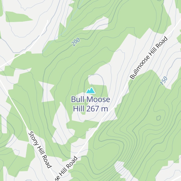 Map of Bull Moose Hill