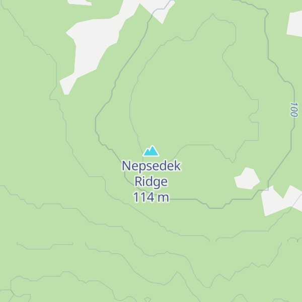 Map of Nepsedek Ridge