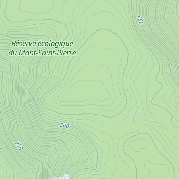 Map of Mont François-Ouellet