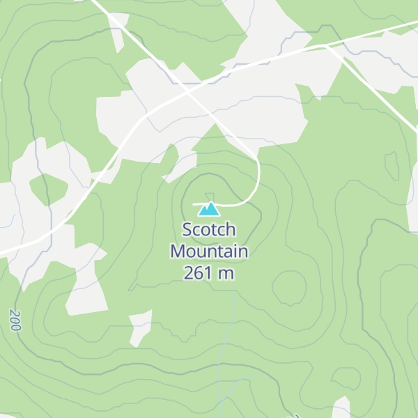 Map of Scotch Mountain