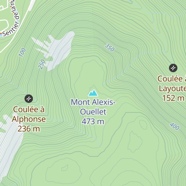 Map of Mont Alexis-Ouellet