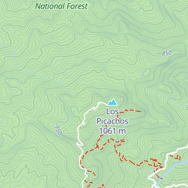 Map of Roca El Yunque