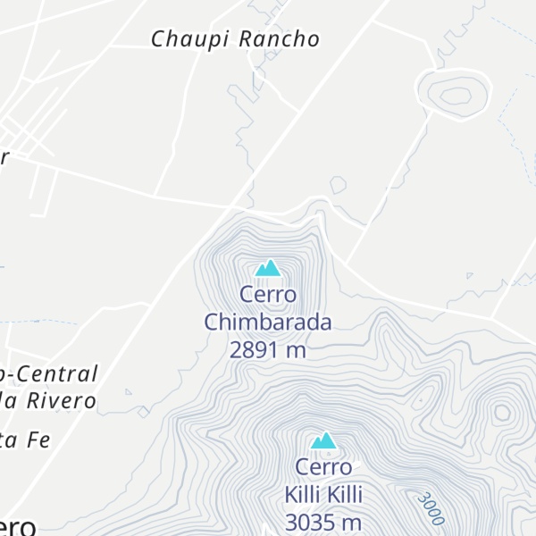 Map of Cerro Chimbarada