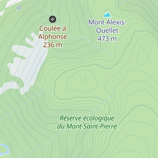 Map of Montagne du Blond