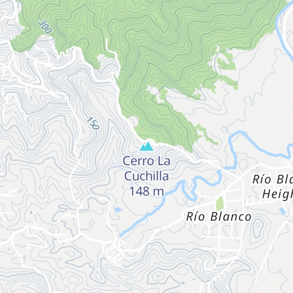 Map of Cerro La Cuchilla
