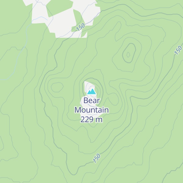 Map of Bear Mountain