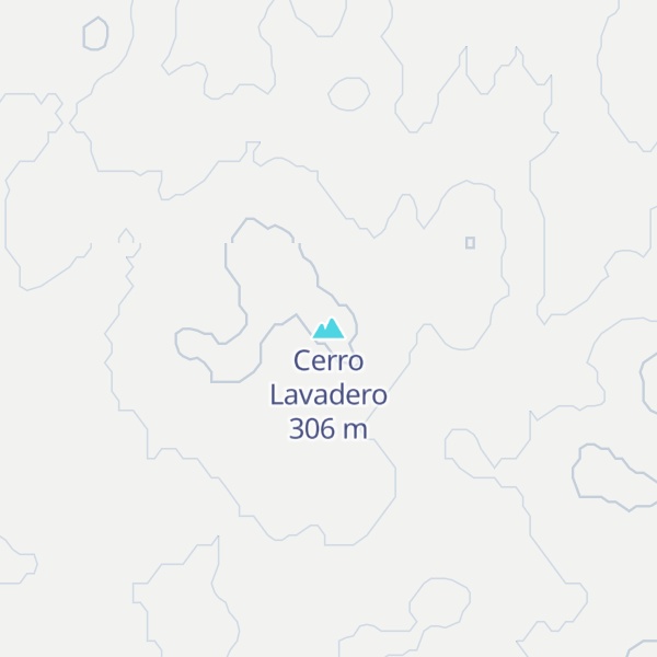 Map of Cerro Lavadero