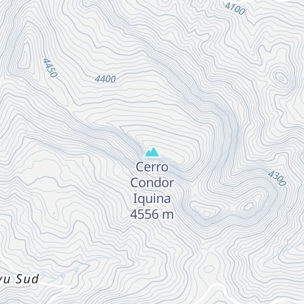 Map of Cerro Condor Iquina