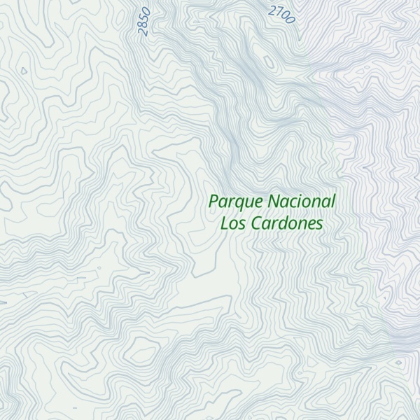 Map of Cerro Divisadero