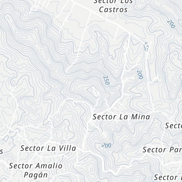 Map of Cerro Collores