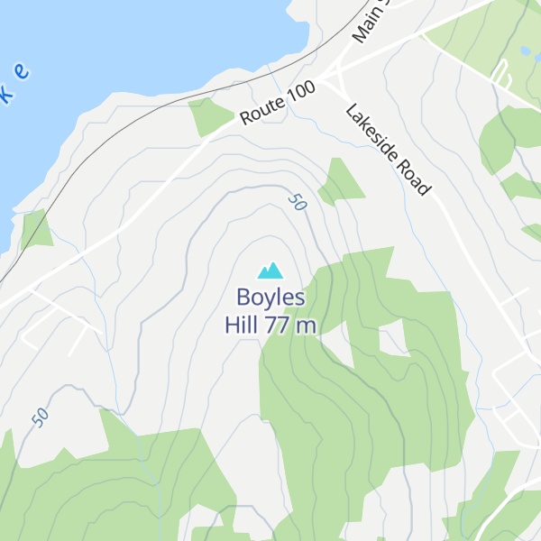 Map of Boyles Hill