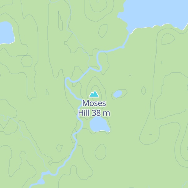 Map of Moses Hill