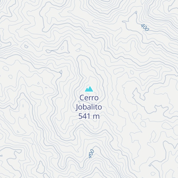 Map of Cerro Jobalito