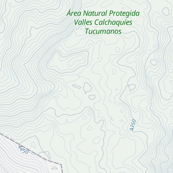 Map of Sierra del Aconquija