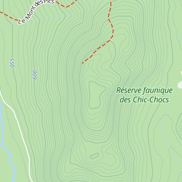 Map of Mont des Pics